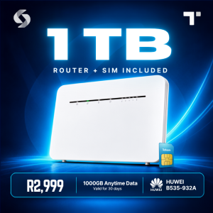 Huawei B535 + Telkom SIM + 1000GB