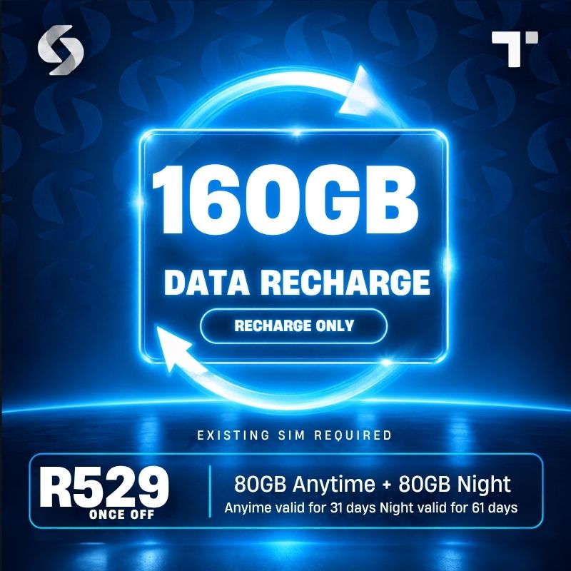 Telkom Recharge 160GB (80GB + 80GB)