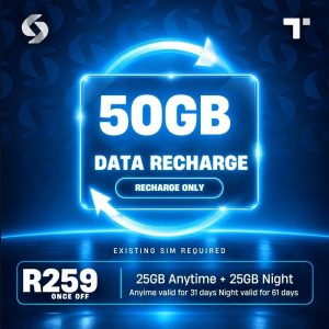 Telkom Recharge 50GB (25GB + 25GB)